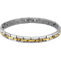 Bracelet Homme Rochet FACTORY - HB0283 Acier Métal Doré