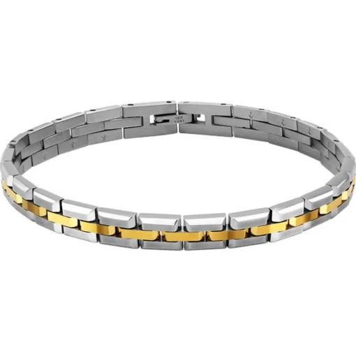 Bracelet Homme Rochet FACTORY - HB0283 Acier Métal Doré