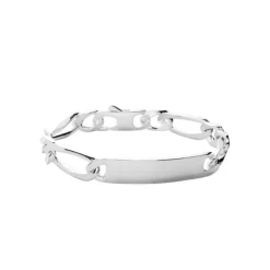 Bracelet Homme argent chainage figaro 1-2 9mm Maison de la Bijouterie 53Y00UYY