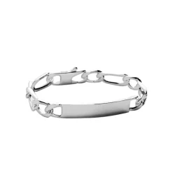 Bracelet Homme argent chainage figaro 1-1 8mm Maison de la Bijouterie 53Z00VYZ
