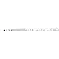 Bracelet Homme argent chainage figaro 1-3 7mm Maison de la Bijouterie 56300WYZ