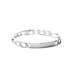 Bracelet Homme argent chainage figaro 1-3 8mm Maison de la Bijouterie 53300VYZ