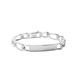 Bracelet Homme argent chainage figaro 1-1 9mm Maison de la Bijouterie 53Z00UYY