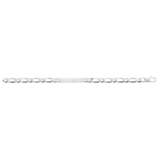 Bracelet Homme argent chainage figaro 1-1 6mm Maison de la Bijouterie 56Z006Y0