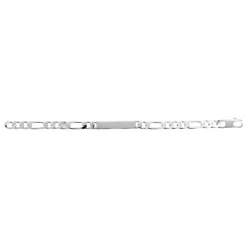 Bracelet Homme argent chainage figaro 1-3 7mm Maison de la Bijouterie 53300WYZ