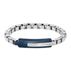 Bracelet Homme Boss Bijoux Orlado 1580359M - Acier Bleu