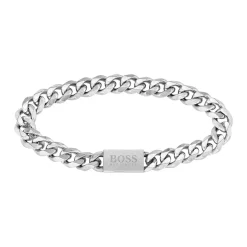Bracelet Homme Boss Bijoux Chain Link 1580144S - Acier Argent