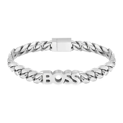Bracelet Homme Boss Bijoux Kassy - 1580513M Acier Argent