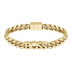 Bracelet Homme Boss Bijoux Kassy - 1580505M Acier Doré