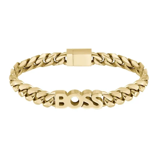 Bracelet Homme Boss Bijoux Kassy - 1580505M Acier Doré