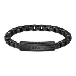 Bracelet Homme Boss Bijoux Orlado 1580358M - Acier Noir
