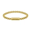 Bracelet Homme Boss Bijoux Sphere Metal - 1580666M Acier Doré