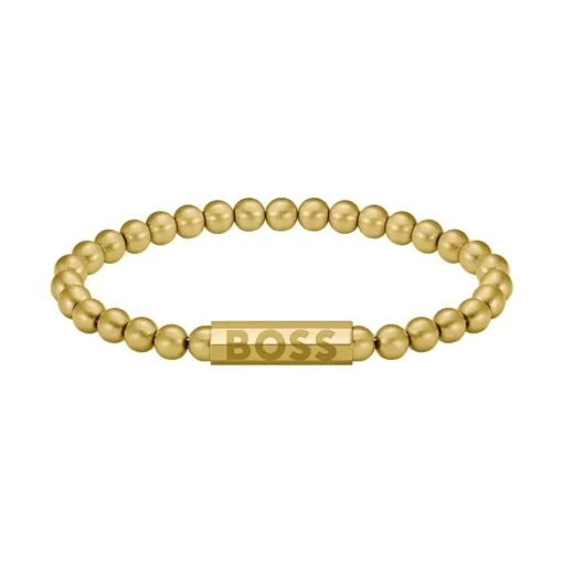 Bracelet Homme Boss Bijoux Sphere Metal - 1580666M Acier Doré