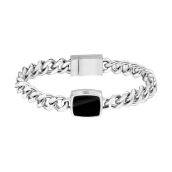 Bracelet Homme Boss Bijoux Odell - 1580650M Acier Argent