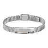 Bracelet Homme Boss Bijoux Alen - 1580611 Acier Argent Taille Ajustable 180-195Mm