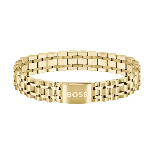 Bracelet Homme Boss Bijoux Owan - 1580645 Acier Doré