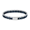 Bracelet Homme Boss Bijoux Metal Links Essentials - 1580664 Acier Bleu