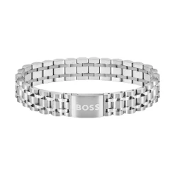 Bracelet Homme Boss Bijoux Owan - 1580644 Acier Argent