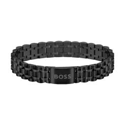 Bracelet Homme Boss Bijoux Owan - 1580646 Acier Noir