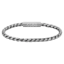 Bracelet Homme Boss Bijoux Doran - 1580695 Acier Argent