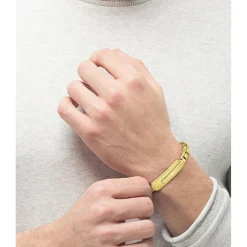 Bracelet Homme Boss Bijoux Orlado 1580357M - Acier Doré
