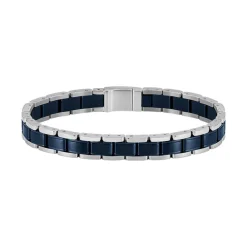 Bracelet Homme Boss Bijoux Metal Links Essentials - 1580664 Acier Bleu