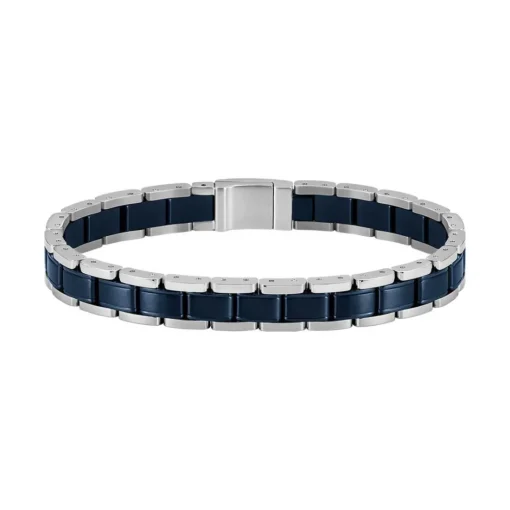 Bracelet Homme Boss Bijoux Metal Links Essentials - 1580664 Acier Bleu