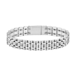 Bracelet Homme Boss Bijoux Owan - 1580644 Acier Argent