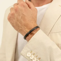 Bracelet Homme Boss Bijoux Tailored - 1580673 Acier Noir