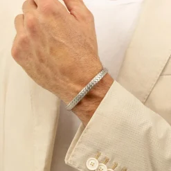 Bracelet Homme Boss Bijoux Tailored - 1580671 Acier Argent