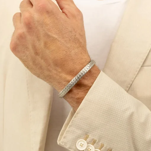 Bracelet Homme Boss Bijoux Tailored - 1580671 Acier Argent