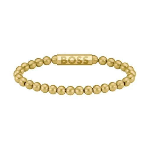 Bracelet Homme Boss Bijoux Sphere Metal - 1580666M Acier Doré