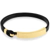 Bracelet Homme Calvin Klein Bijoux - 35000408 Cuir, Acier Noir