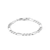 Bracelet Homme Chaine Figaro 1-3 6mm Argent Maison de la Bijouterie Z33Y00YZ