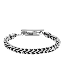 Bracelet Homme Diesel Bijoux Chain Bracelet - DX1540040 Acier inoxydable Argent