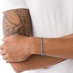 Bracelet Homme Diesel DX1338040 - Acier Argenté