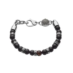 Bracelet Homme Diesel Studs DX1163040 - Perles Noires