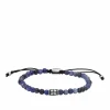 Bracelet Homme Fossil Bijoux Beads - JF04414040 Acier Argent