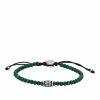 Bracelet Homme Fossil Bijoux Beads - JF04415040 Acier Argent