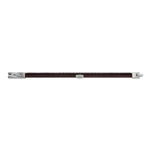 Bracelet Homme Fossil Bijoux - JF04702040 - Cuir,Acier Marron