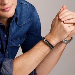 Bracelet Homme Fossil Bijoux Acier Classique Jewelry - JF04854040 Acier inoxydable