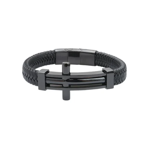 Bracelet Homme G-Force Bijoux BGFBR0005S - Acier Noir