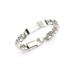 Bracelet Homme Guess Bijoux Inscription - JUMB04401JWSTS Acier Argent