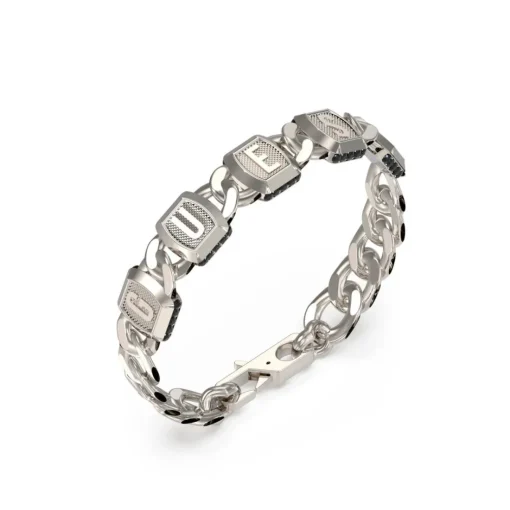 Bracelet Homme Guess Bijoux Lion King JUMB05012JWSTS Acier Acier
