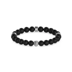 Bracelet Homme Guess Bijoux - JUMB01303JWST LION KING Acier Argent