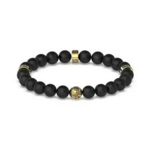 Bracelet Homme Guess Bijoux - JUMB02117JWYGBK 4G ICON Acier doré
