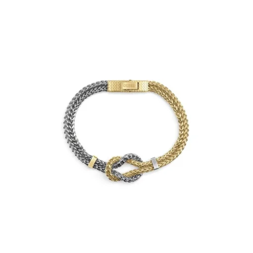 Bracelet Homme Guess Bijoux Sailor Knot JUMB05027JWYGST Acier Doré