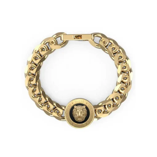 Bracelet Homme Guess Bijoux - JUMB01314JWYGBK LION KING Acier doré
