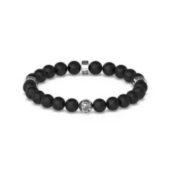Bracelet Homme Guess Bijoux - JUMB02117JWSTBK 4G ICON Acier Argent