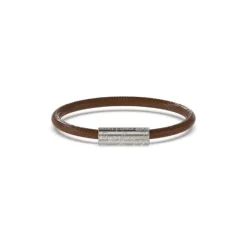 Bracelet Homme Guess Bijoux Inscription - JUMB04407JWSTBW Acier Marron
